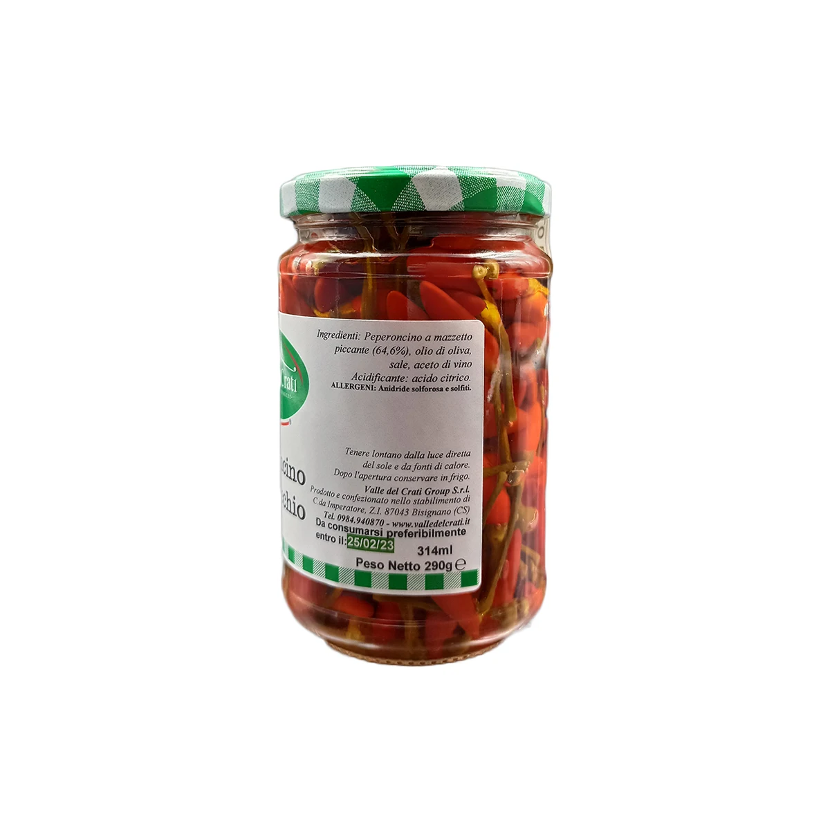 Chilli Diavolicchio | Calabrian red hot pepper in olive oil | | 290 gr