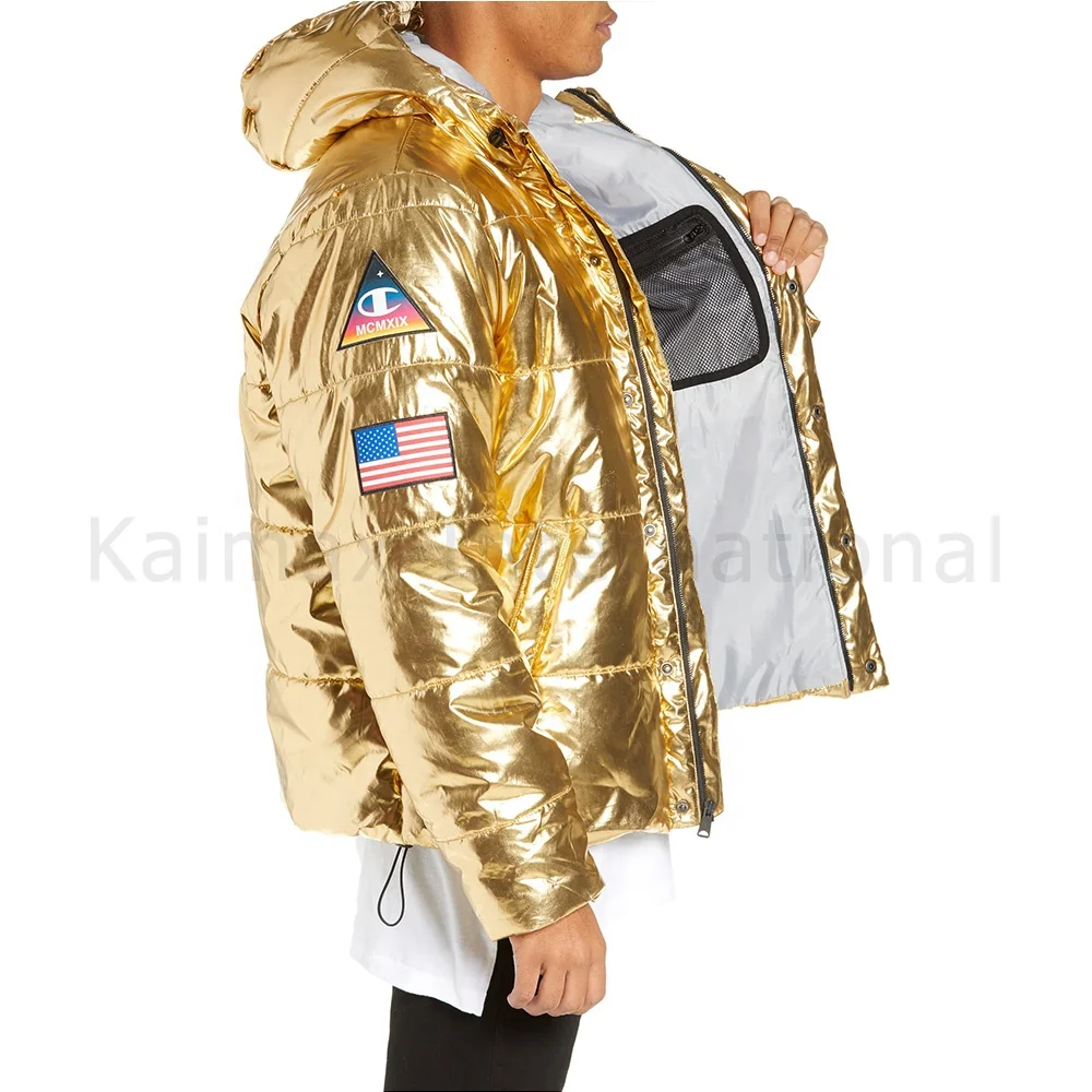 Wholesale Prices of Shiny Puffer Jacket with Custom Design winter Season Luxury Heated Jacket