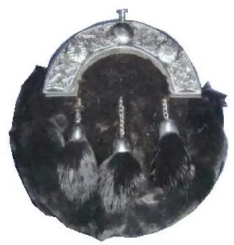 SI - SCOTTISH LEATHER RABBIT SPORRAN