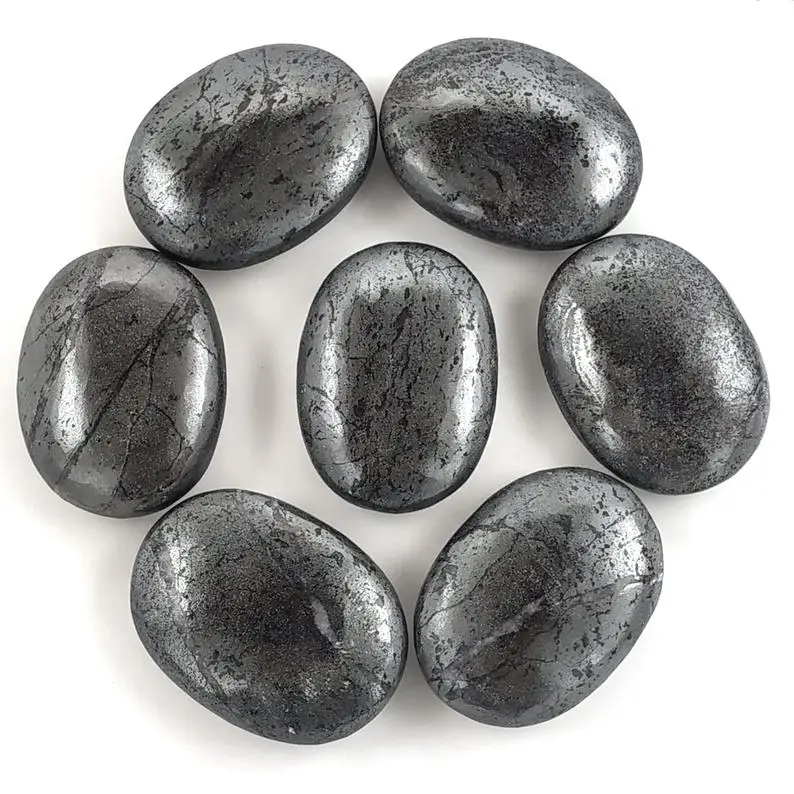 Wholesale Bulk Genuine Natural Hematite Palm Stone for Healing Crystal and Meditation For Decoration | Supplier And Trader India