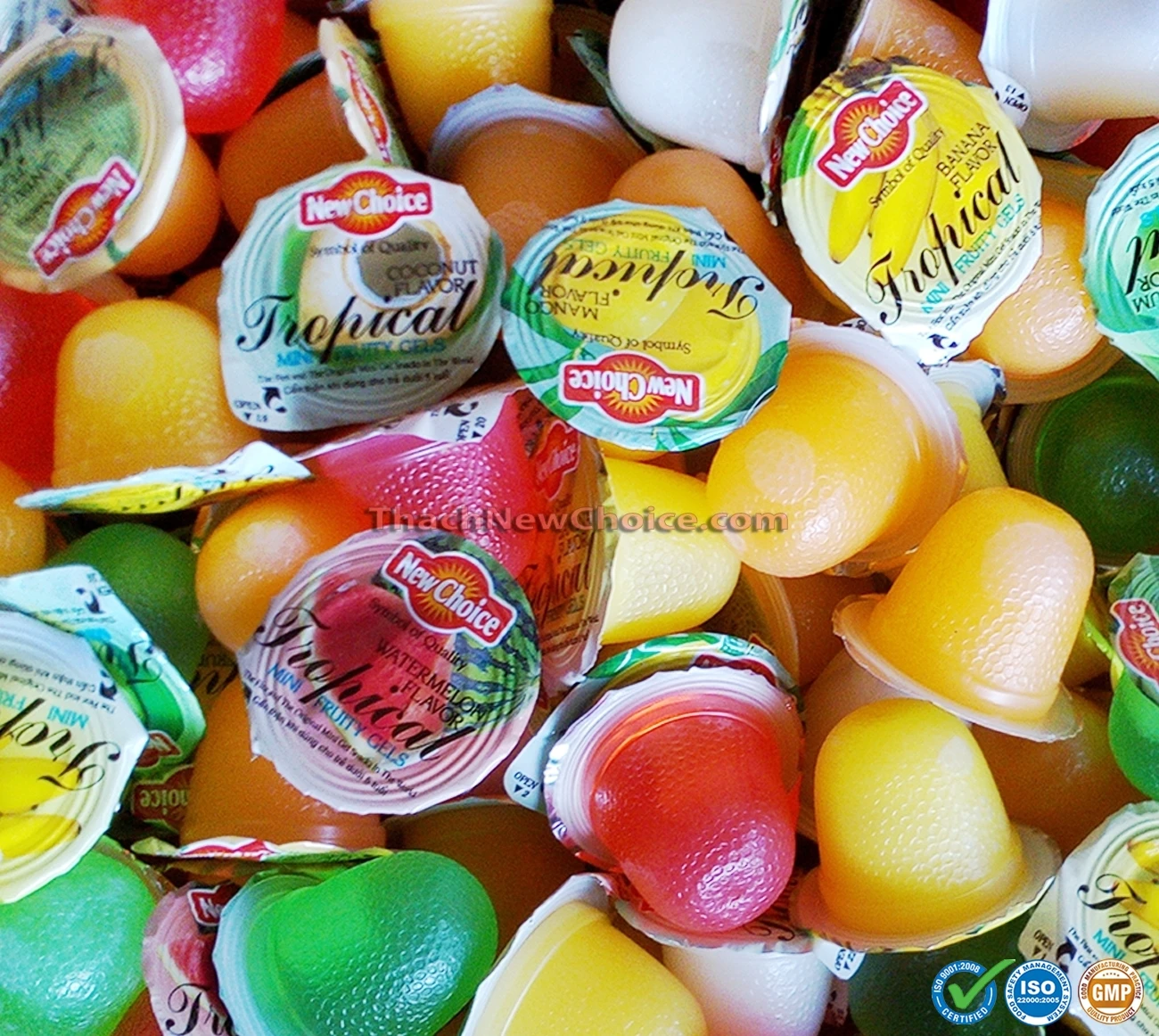 New Choice Tropical Flavor Mini Fruity Gels (500g/bag)