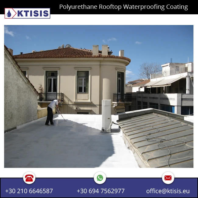 
Flat Roof Polyurethane Waterproofing Coating for 10+ Years 