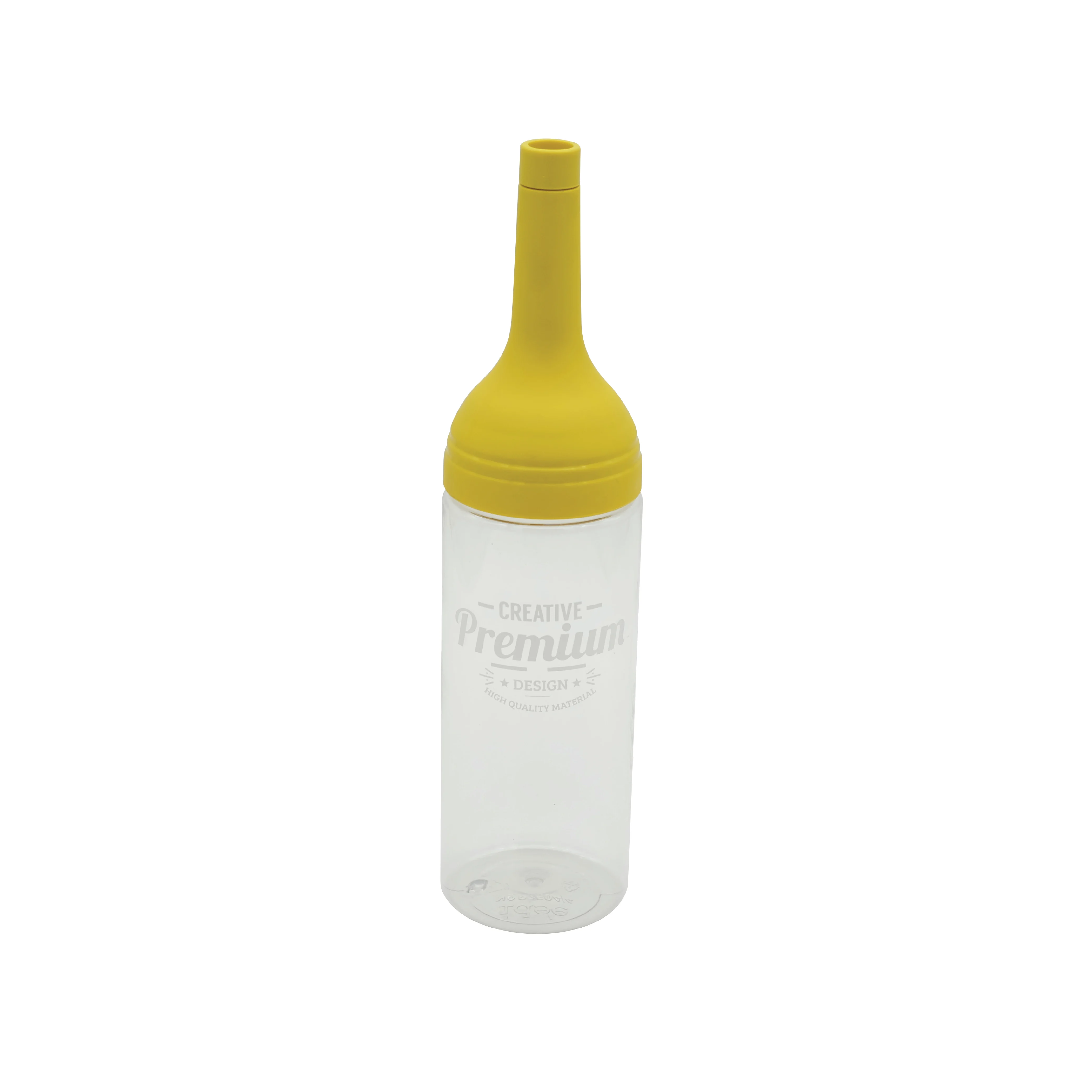 Designed water bottle wine bottle shape water bottle for girls stylish plastic grade food PET from Thailand xmas gift tags