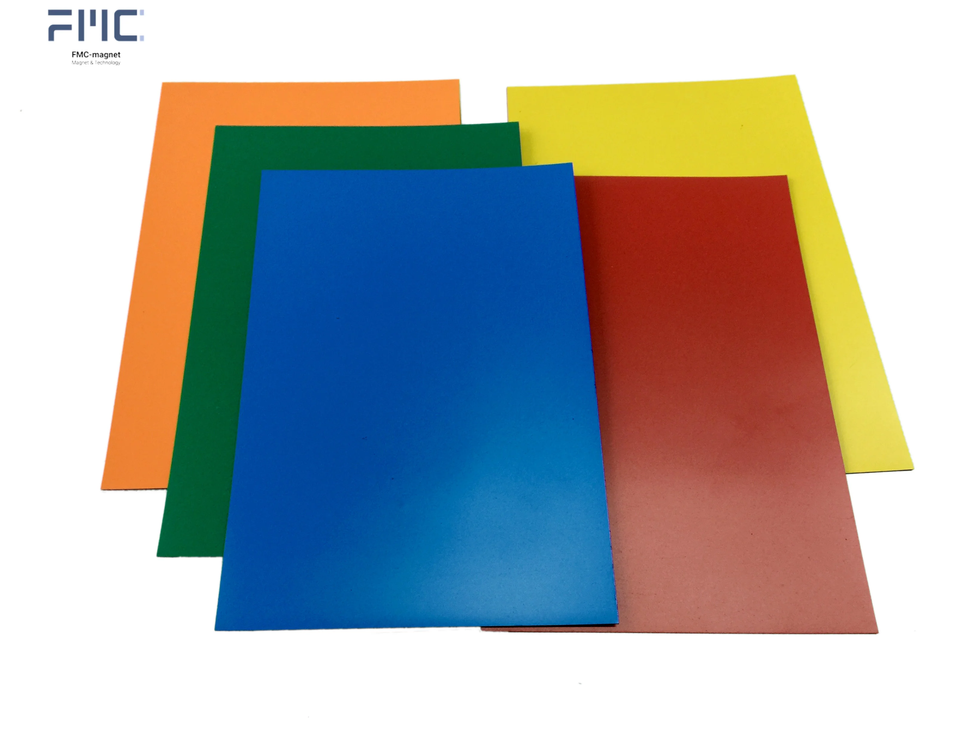 Hot Selling Customized Size Color PVC Rubber Magnet Soft Sheet  Magnetic Paper