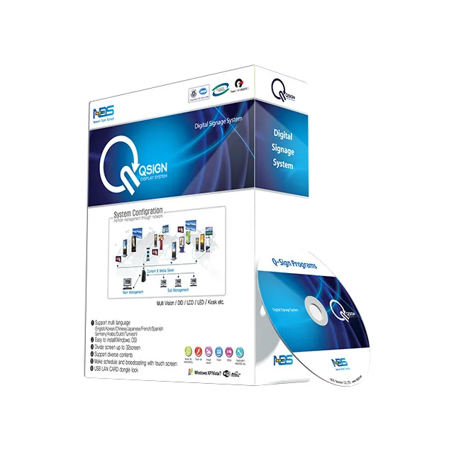 Korean Contents Managing Digital Signage Solution Q-Sign Made In Korea