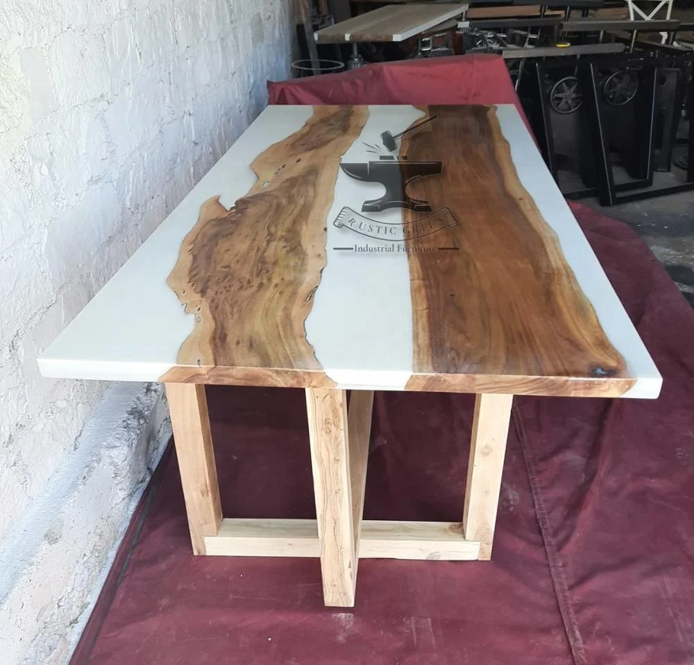 Epoxy river dining table supplier