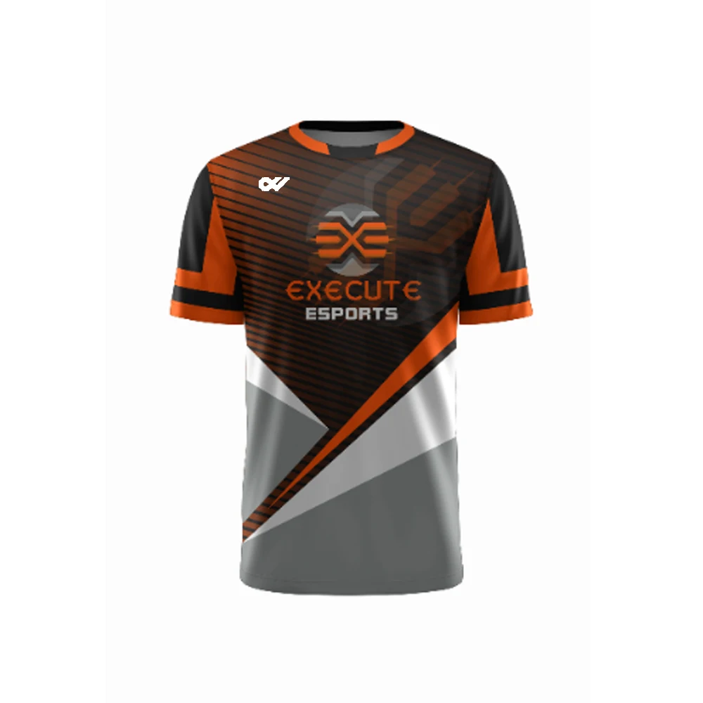 High Quality sublimation printed Free design Esports gaming jersey/shirts with Low Moq
