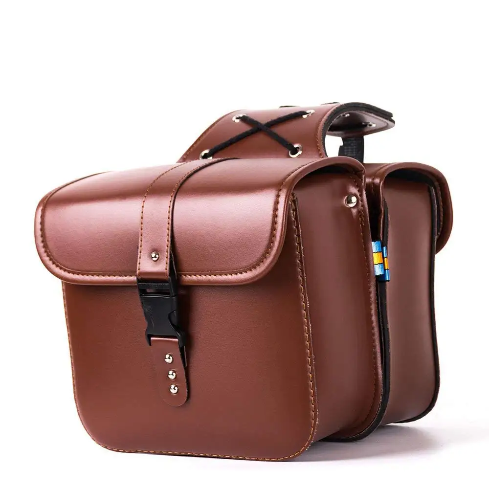 Multifunctional High Quality Leather Saddle Bag with Quality Stitching (bl-03)