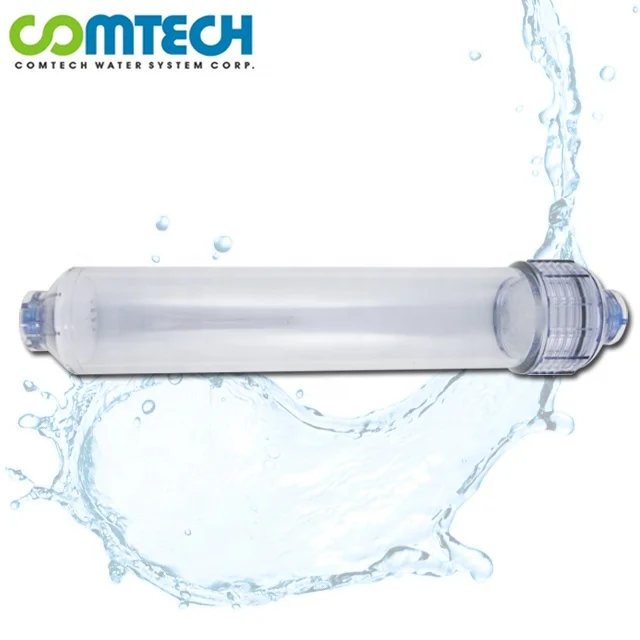 In-Line Water Filter Cartridge Housing