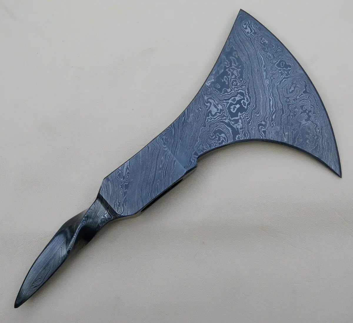 Уникальный топор ручной работы из дамасской Стали TOMAHAWK VIKING BLANK AXE HEAD ....