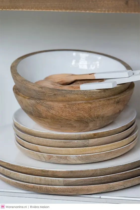  Высокое качество горячая Распродажа заводская цена ручная работа декоративная эмалированная деревянная чаша натуральная