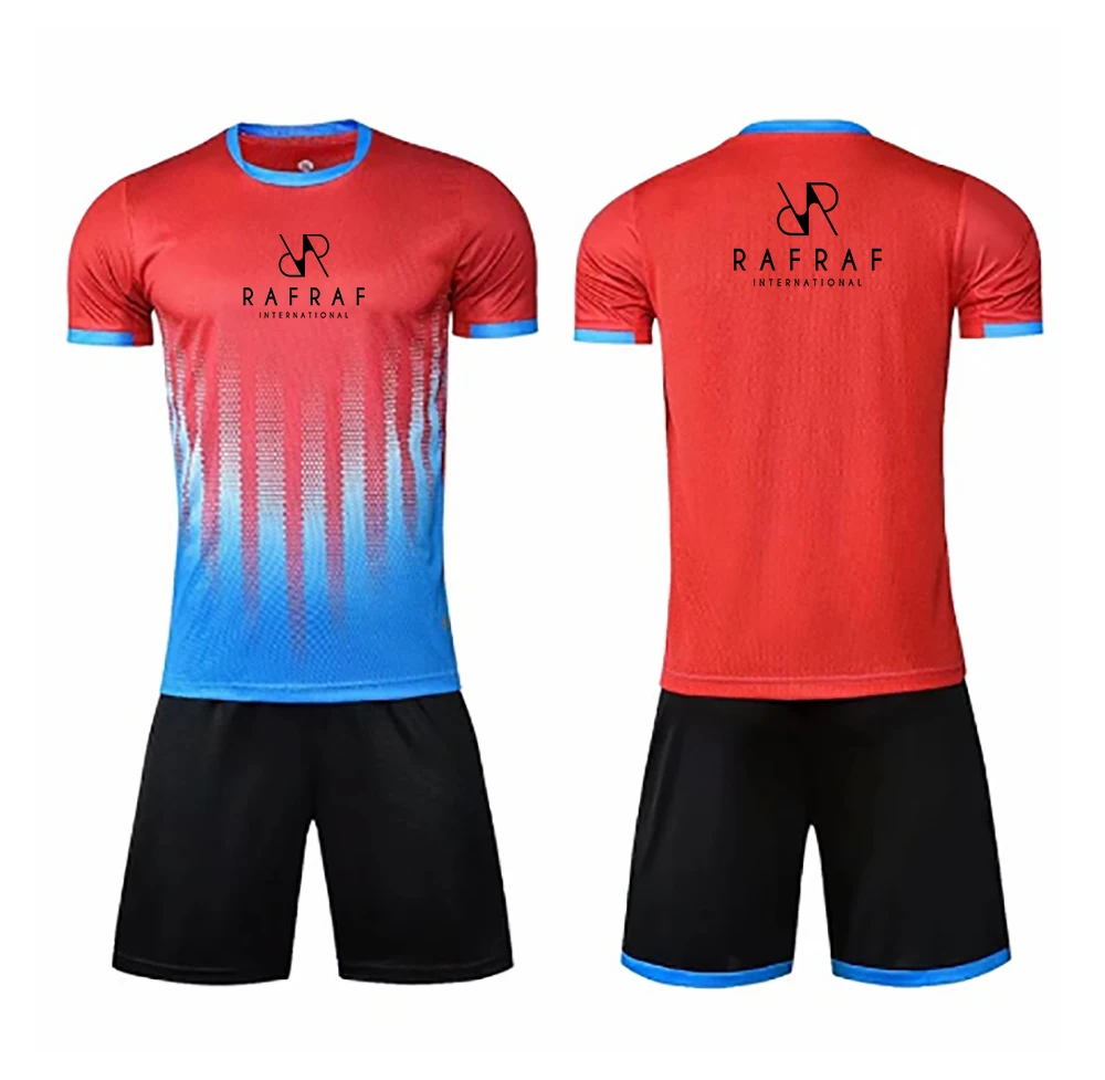 Мужские футболки для мальчиков на заказ с коротким рукавом футбольный тренировочный костюм Футбольная форма взрослых и детей спортивный детская Одежда