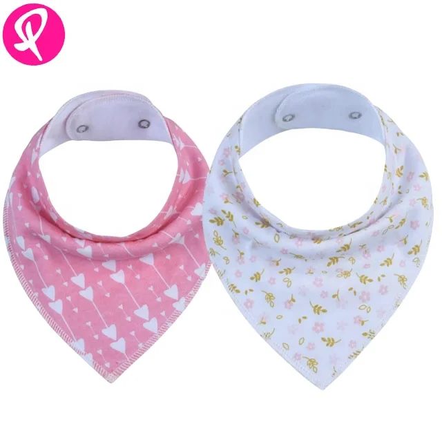 
Custom 8 Piece Pack Baby Bandana Bibs 