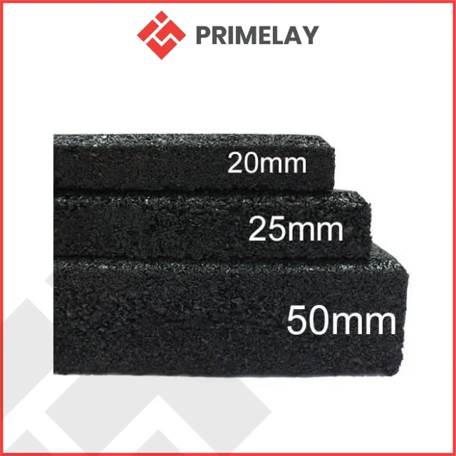 25mm rubber gym flooring 100% non-toxic recycled tire from Malaysia