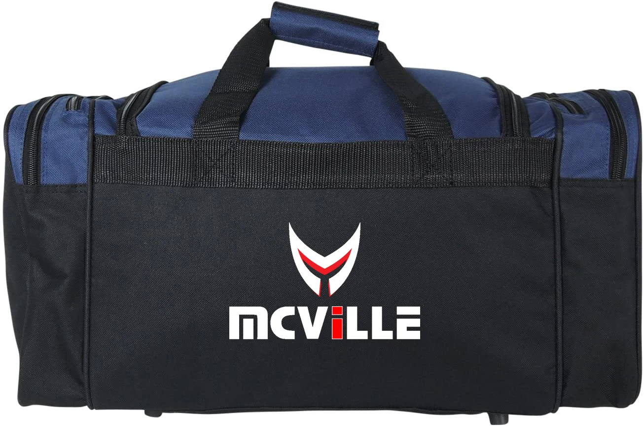 Custom Logo Printed Sports Duffel Bag Mesh and Valuables Pockets Travel Gym Extra Large Travel Luggage Sports Duffel Bags