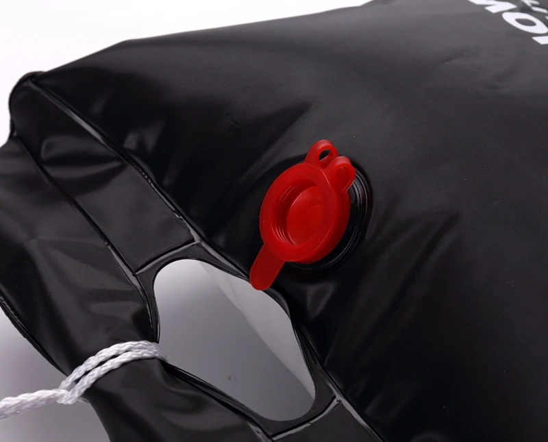 High Quality 20 Litres Water Shower Bag for Outdoor in Black Color