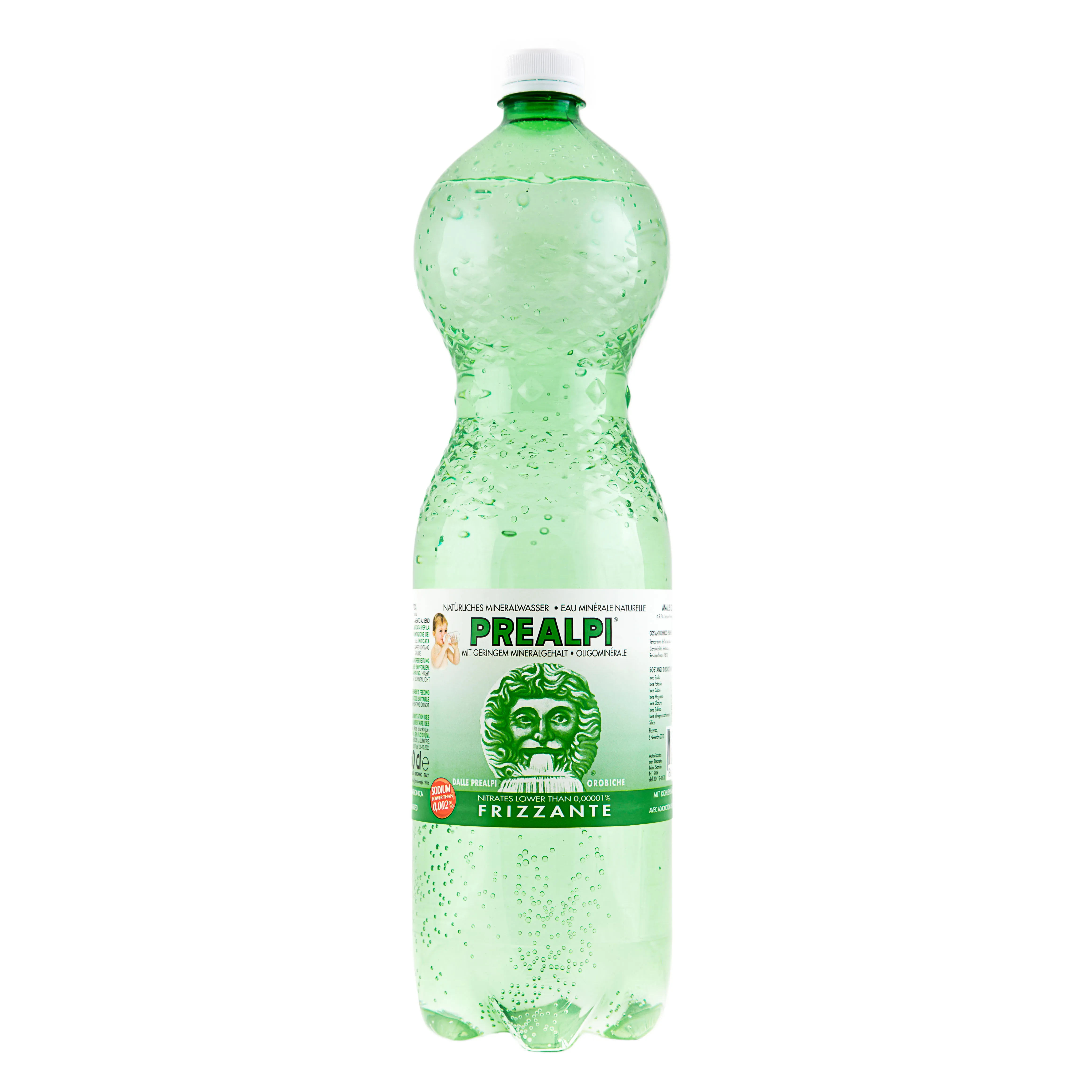 Made in Italy cl. 150 Fonti Prealpi plastic PET bottle SPARKLING natural mineral water