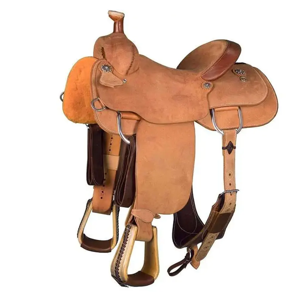 
Horse trail saddle 2021 Custom WESTERN TRAIL HORSE Brown LEATHER Saddle 