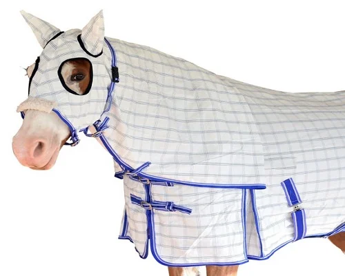 Horse cotton Fly Sheet Neck Cover Summer Horse Rug comfortable