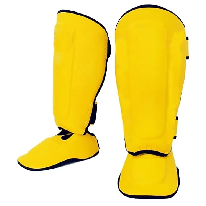 Wholesale martial art training equipment karate shin and instep guard