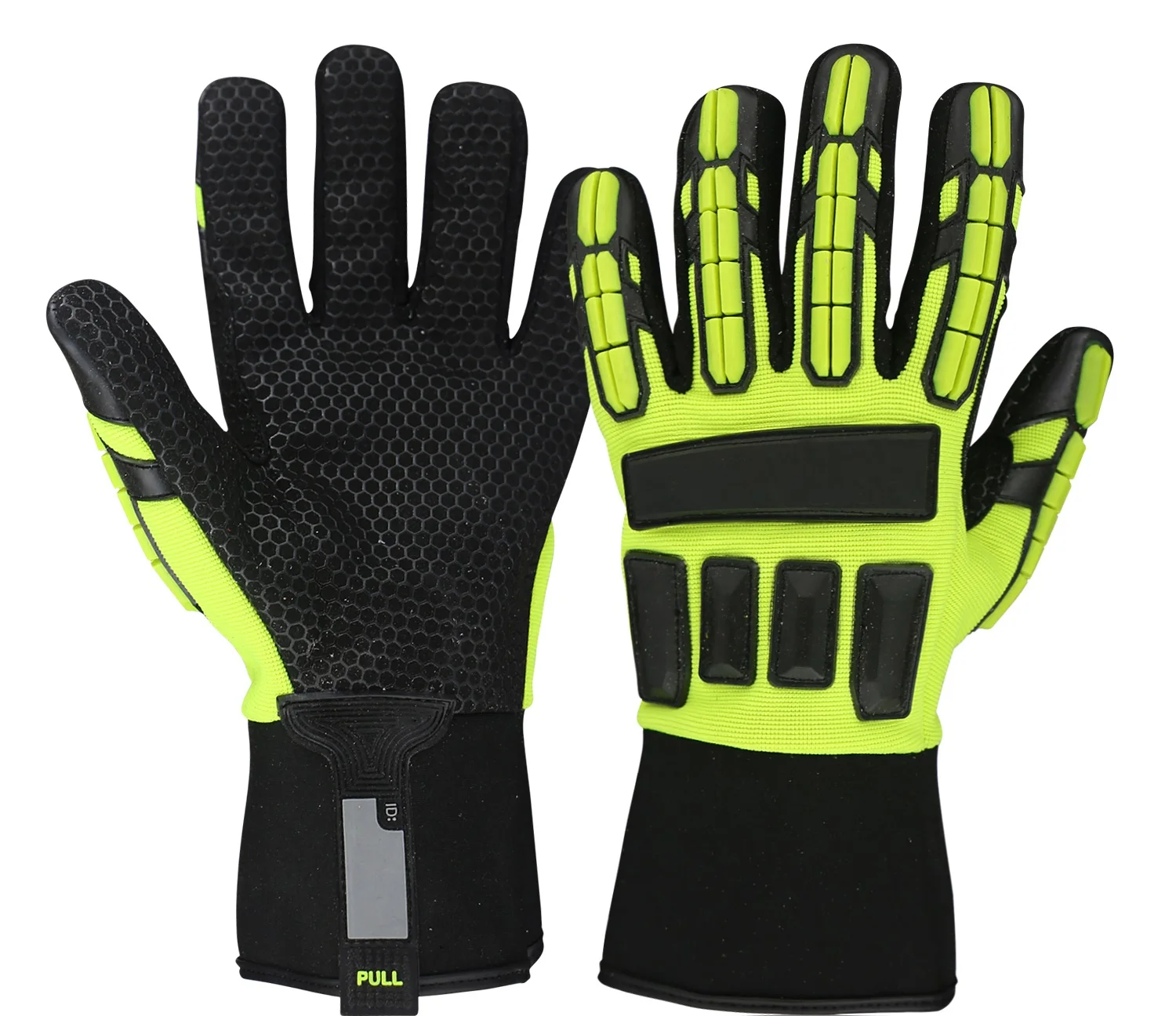 Перчатки резиновые противоударные из ТПР, защитные рабочие перчатки для больших нагрузок, защитные рабочие перчатки для нефтяных месторождений