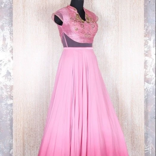 DESIGNER ETHNIC FLOOR LENGTH Evening GOWN WEDDING SEASON pure fabric latest 2021 heavy embroidered work wholesale INDIAN DRESSES