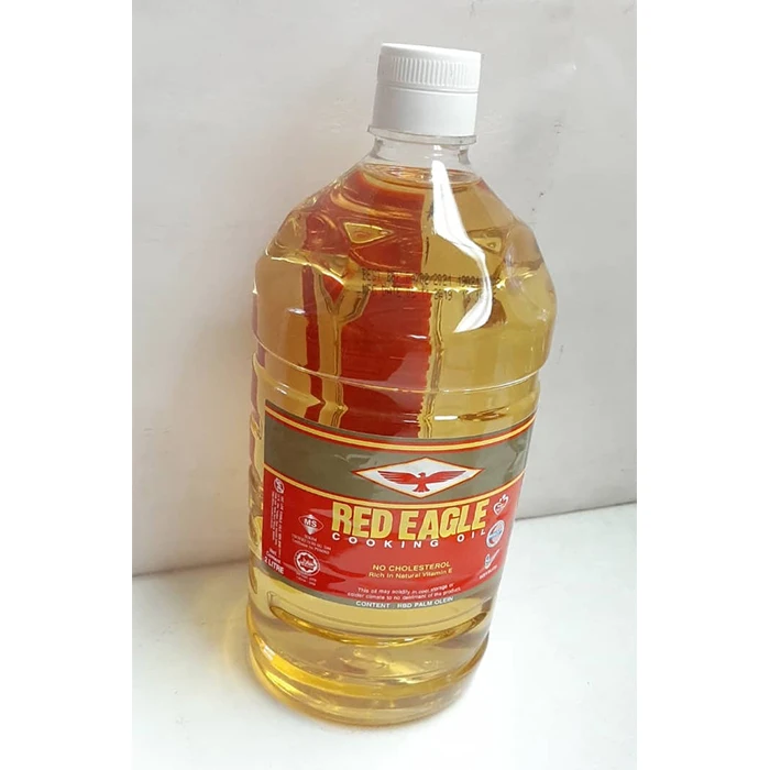 PET Bottle Red Eagle 2 liter Cooking Oil  Rich In Vitamin E Cholesterol Free Suitable for deep frying Golden Yellow Oil