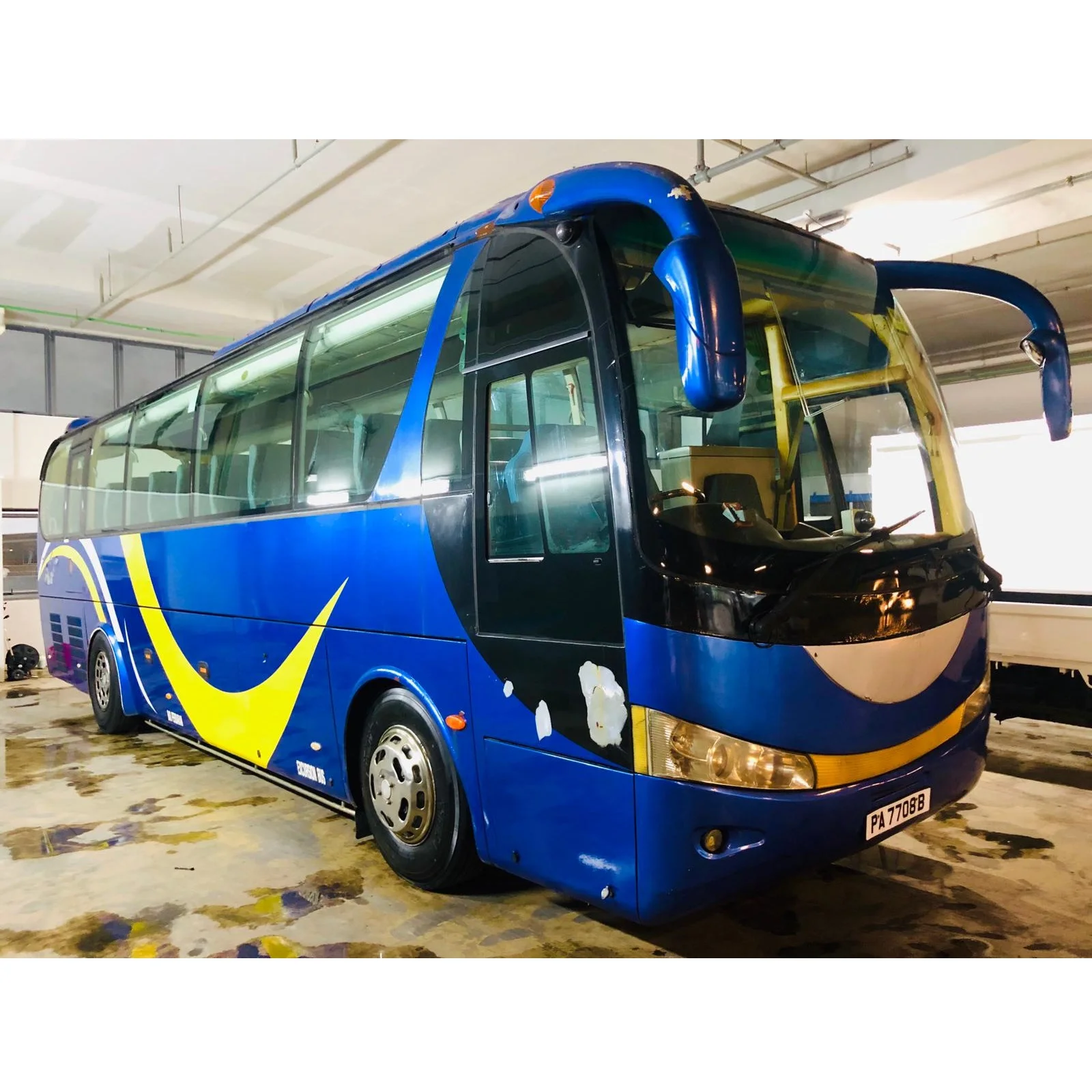 
 Подержанное состояние YU TONG BUS 1 PA7708B - YUTONG ZK6100H с дизельным типом  