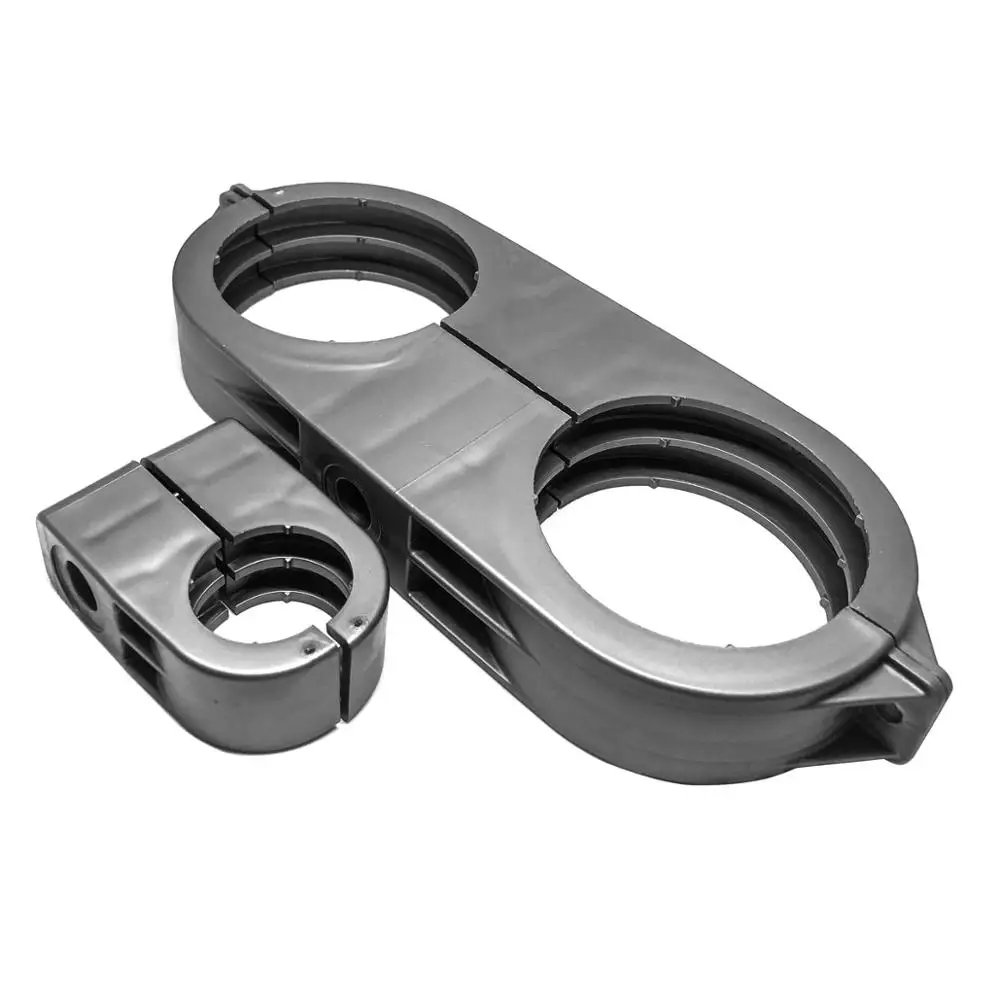 Plastic pipe clamp. 63 single