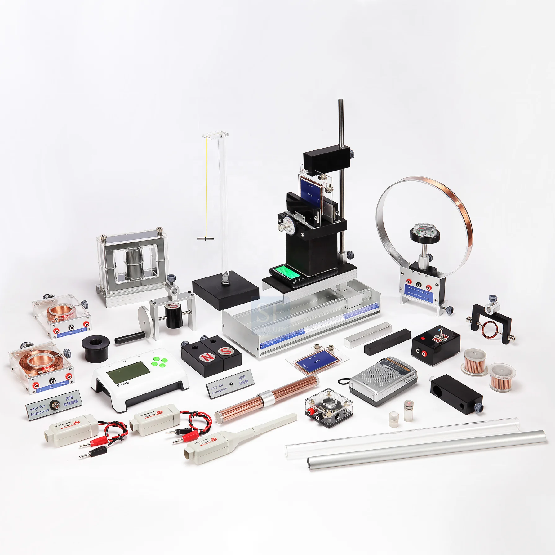 (Тайвань) магнетизм и электромагнитный набор для физического магнитного поля лорентаж сила Фарадея ферромагнитный гистерезис