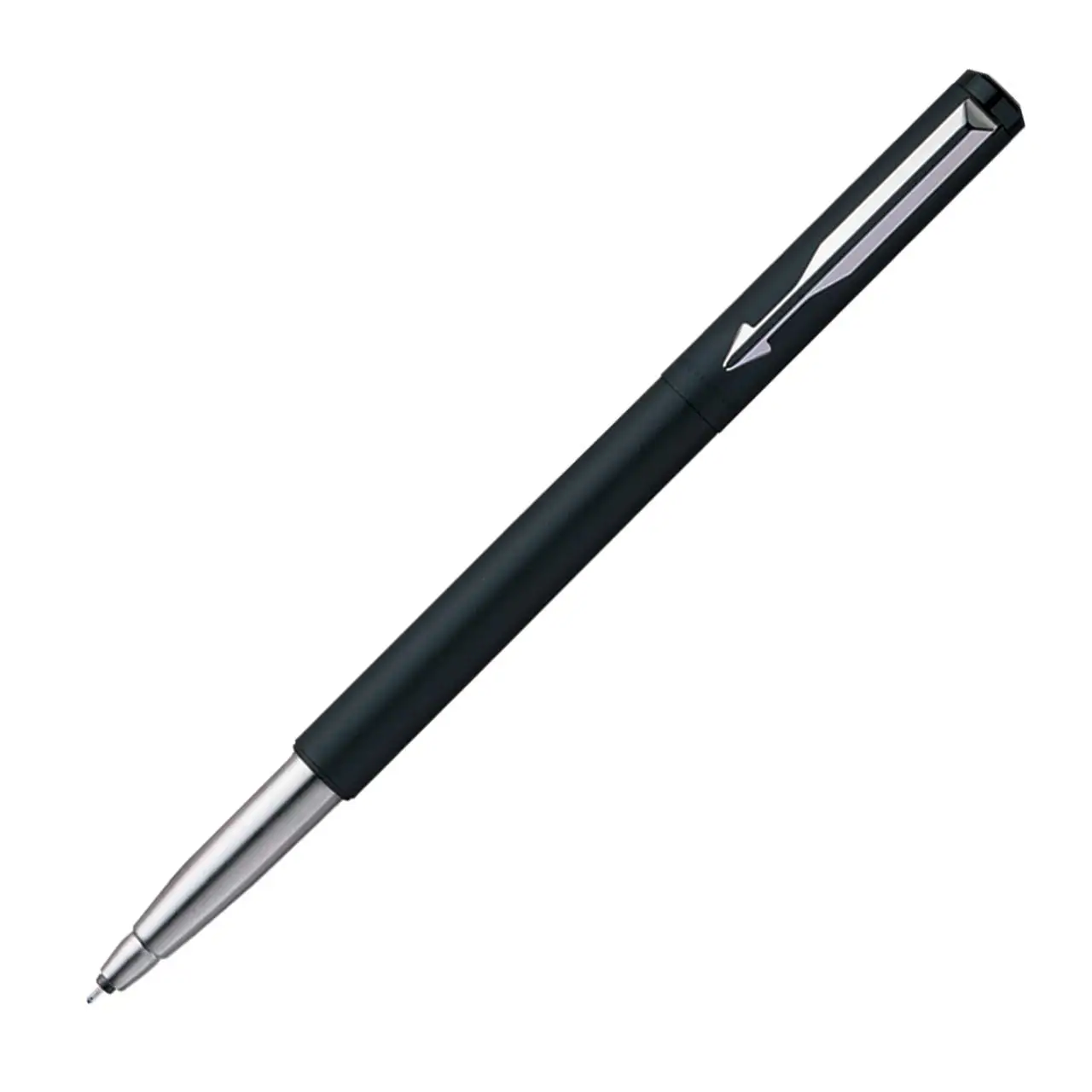 Шариковая ручка Parker векторная хромированная ручки с матовым черным корпусом из нержавеющей стали высококачественные parker пользовательским