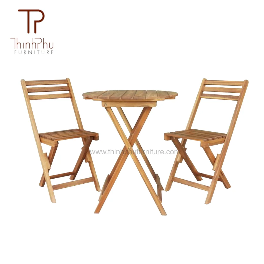 New Design Simple Foldable Bistro Set- Private Label