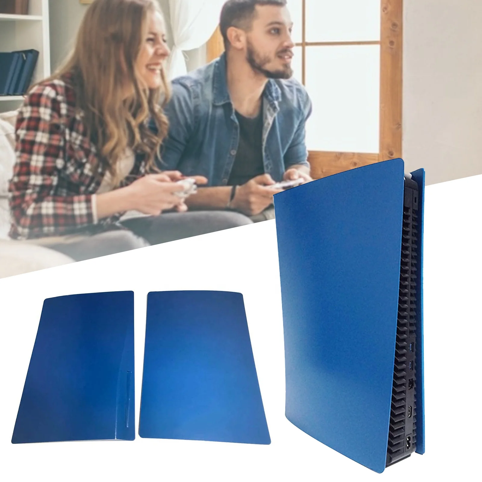 Faceplate for disc version ps5 shell console panel skin cover plastic plate with different colors support customized