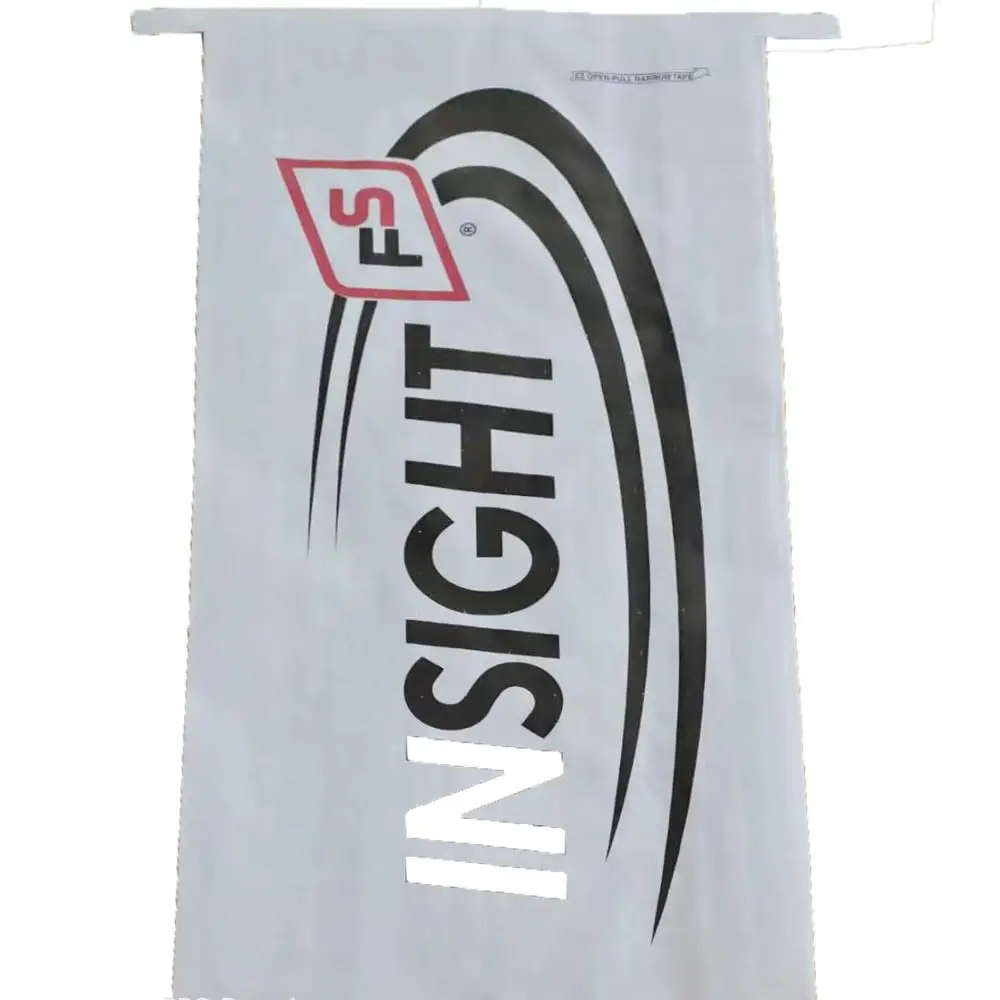 Brown paper lamination pp woven bag  for fish charcoal compost packaging
