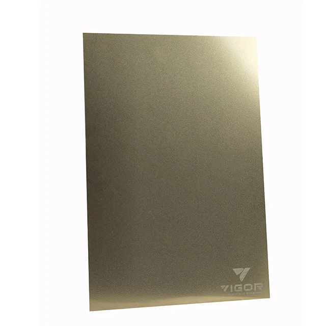 
304 310s 316l 0.6mm color pvd coating stainless steel sheet decorative sand blasted sheet for KTV wall pane 