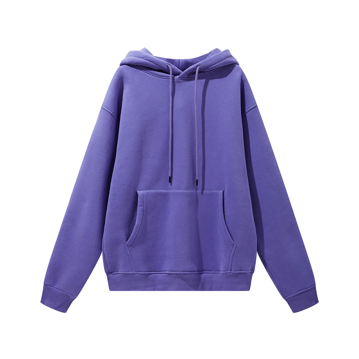 2021 Wholesale High Quality Custom Hoodies Solid Color Unisex 330gsm Oversized Blank Fleece Hoodie For Men