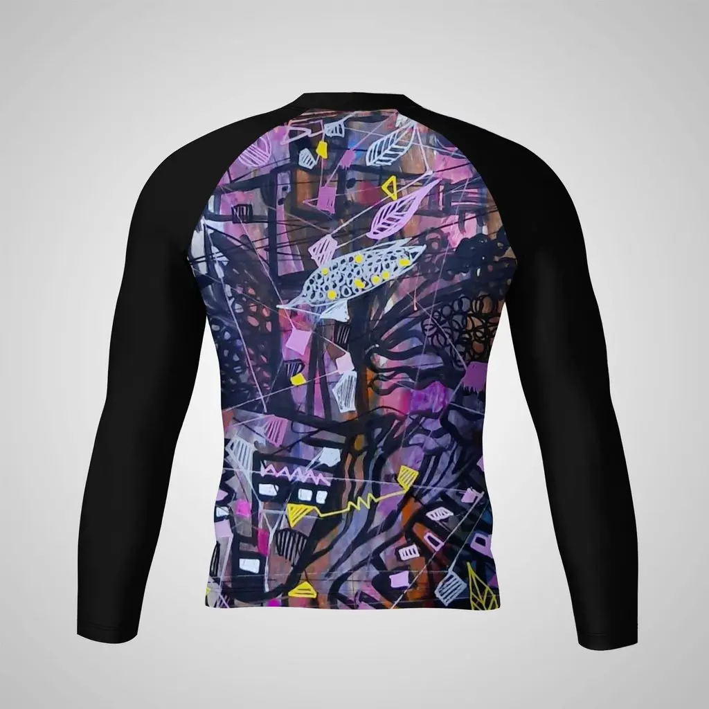  UPF 50 сублимационный принт Пользовательский логотип Топ гвардия Mma Bjj Surf Rashguard производители с длинным рукавом Oem топ +