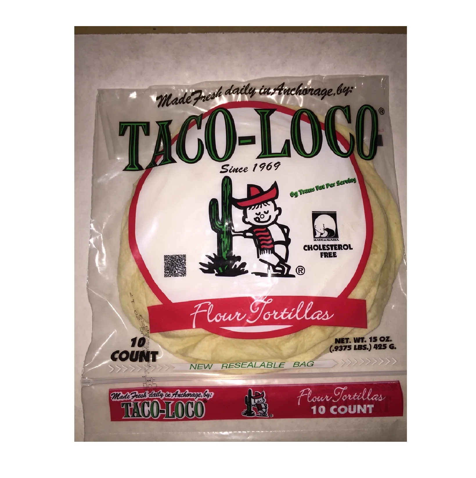 Новинка 2021 тортил Taco Loco средний 8 дюймов мука номер модели
