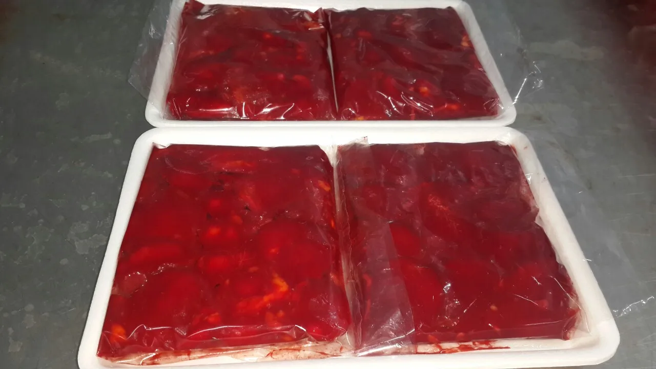 Frozen Gac Fruit puree from Vietnam , Contact +84984418844 whatsapp