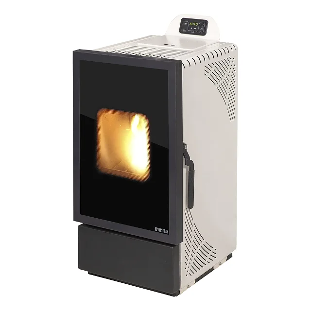 6,1 kW European Quality Wood Pellet Burning Stove CE 91,2% Efficiency Gekas Stoves - EVITA CE Beige, Bordeaux, Black