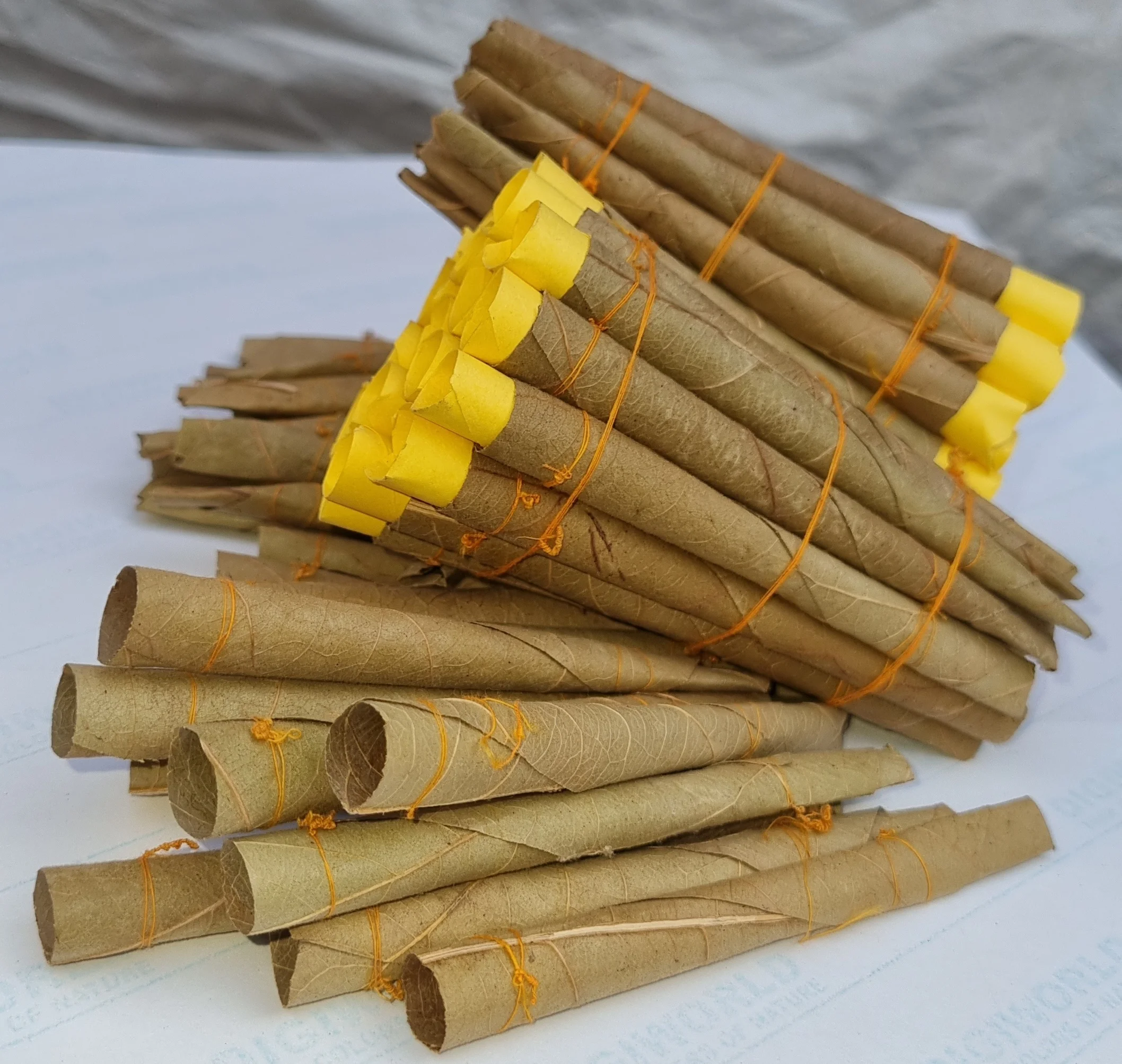 UN-Filtered Tendu Pre Rolled Leaf Cones  ..jpg