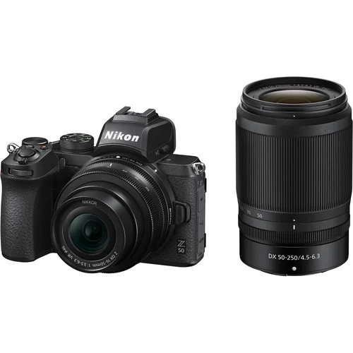 Беззеркальная Цифровая камера Nikon Z 50 с объективами 16-50 мм и 50-250 мм