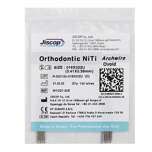 Проволока NiTi Arch (истинная форма и овуд)