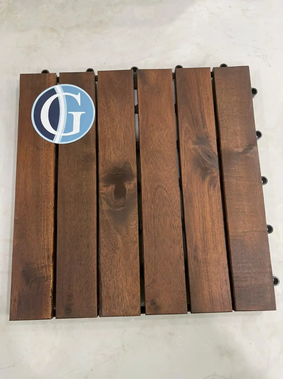 High quality wood floor for balcony garden from Vietnam High durable hardwood flooring outdoor interlocking wood deck tiles