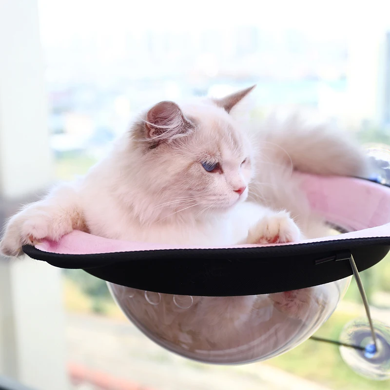 Cat Window Hammocks Window-Mounted Cat Bed with Strong Suction Cups Hold Up for Cats and Small Dogs
