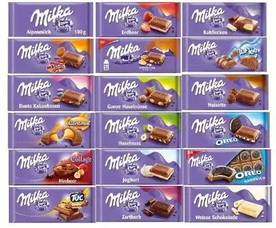 100g Milka Chocolate Available