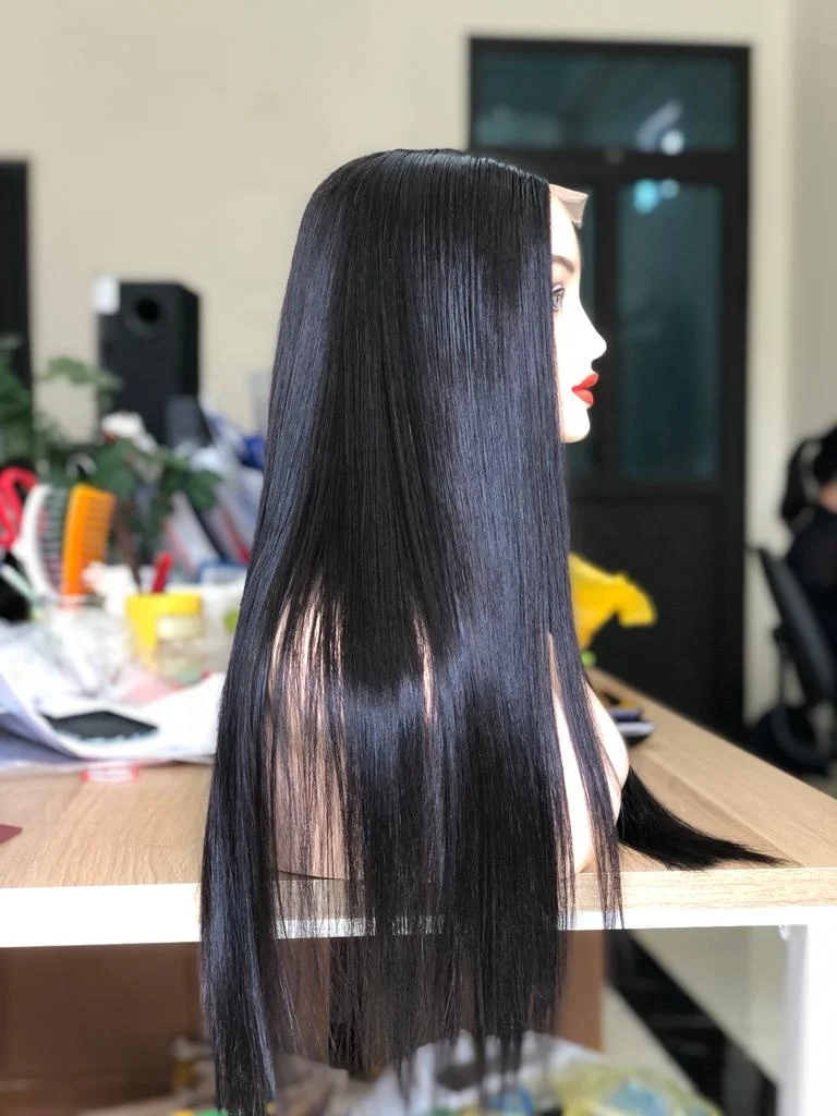 Bone straight ombre color human hair wigs Vietnamese hair for black and human express ali virgin cuticle aligned hair