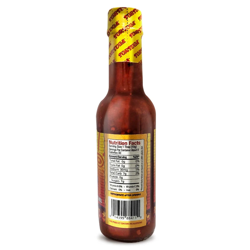 TORTUGA карибский огненный перец горячий соус 5 унций мясо морепродукты яйца овощи паста для пиццы идеальный премиум подарок гурманов