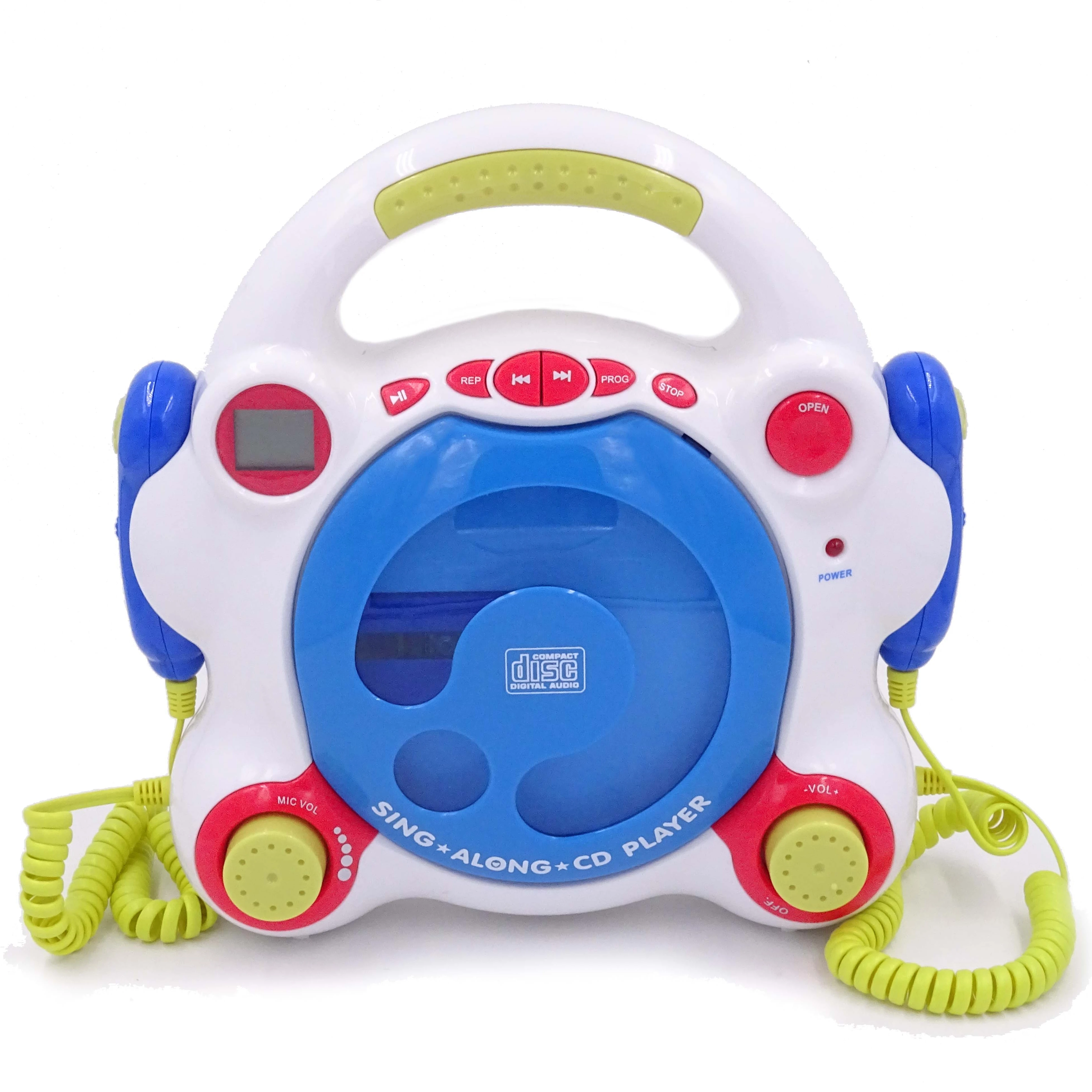 KIDS SING ALONG CD PLAYER WITH MICROPHONE