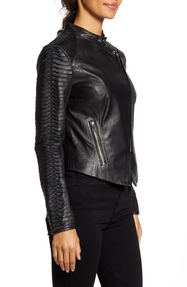 
New Design original Top High Quality Pure 100% Women Leather Jacket 